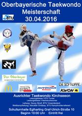 Plakat Oberbayerische Meisterschaft Taekwondo